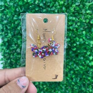 Radiant Mosaic Butterfly Earrings